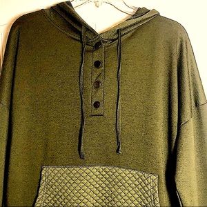Women’s Olive Green Or Army Green Hoodie- Size XL- NWOT!
